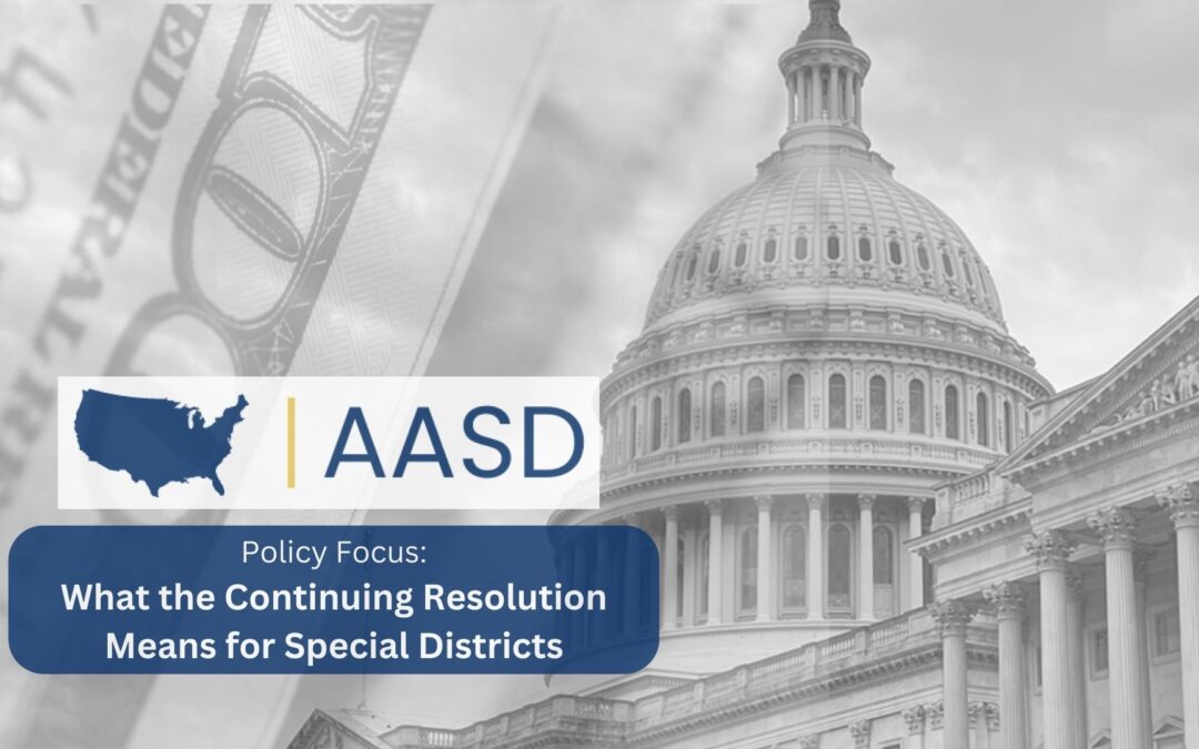 What Congress Punting FY25 Funding to December Means for Special Districts