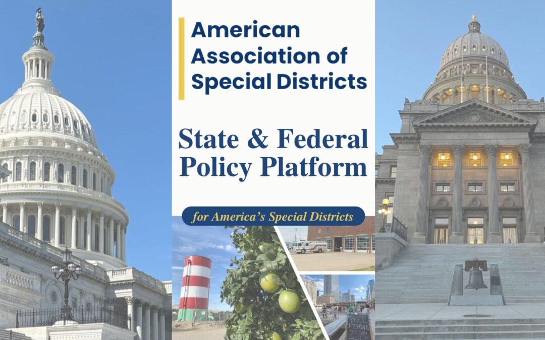 America’s Special Districts Set 2025 Public Policy, Coalition Development & Governance Education Priorites