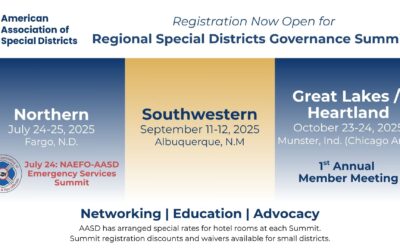 Registration Open for 3 Regional Special Districts Governance Summits